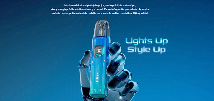 VOOPOO ARGUS MATRIX Pod e-cigarette 1350mAh in android hand